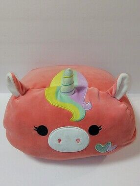 Squishmallows 12" Stackable Ilene Valentine's Day Unicorn Plush Stuffed Toy